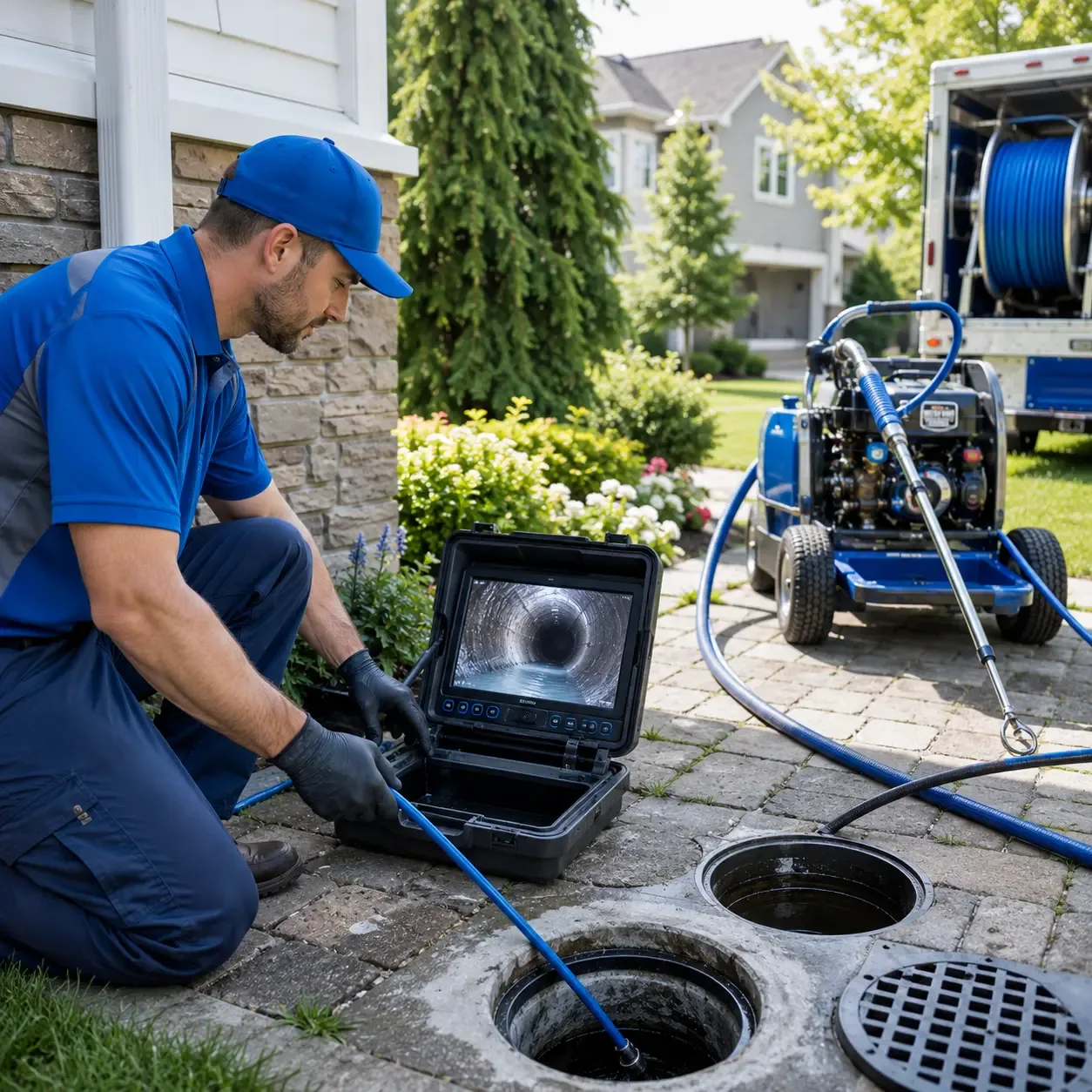 Outdoor drain cleaning professionals serving Little Suamico, WI