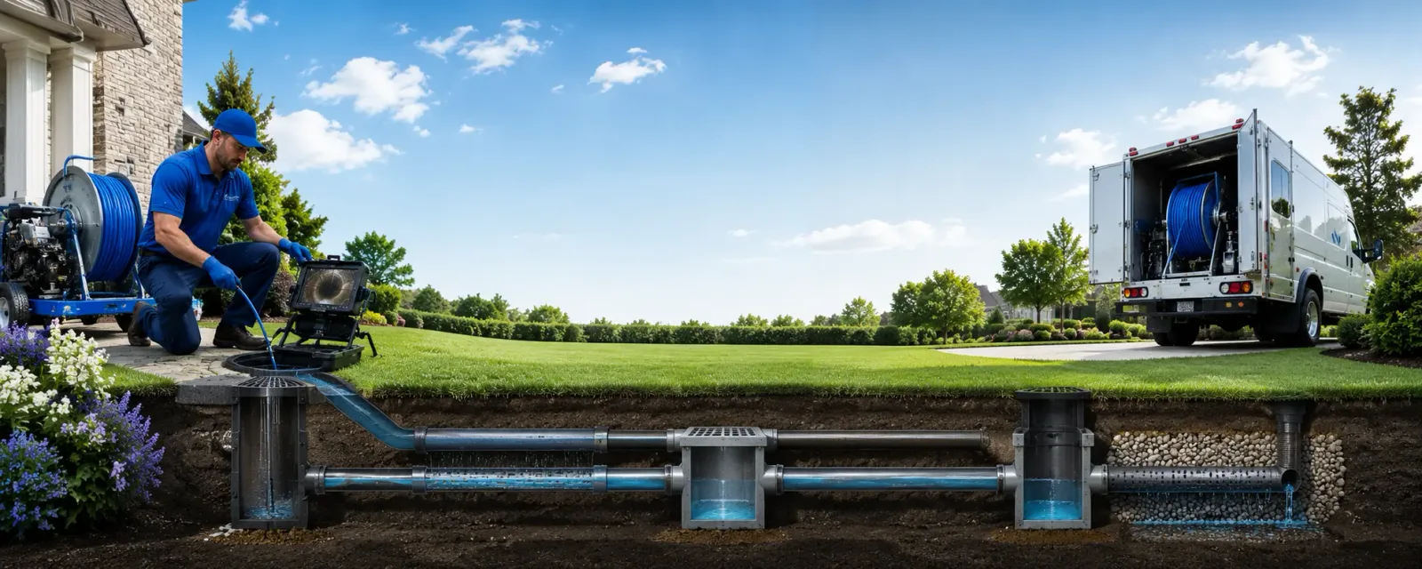 Outdoor drain cleaning information for Little Suamico, WI